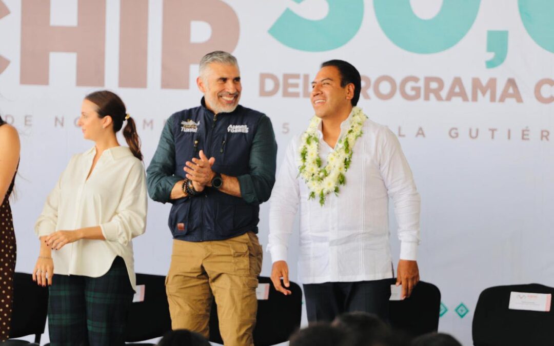 Tuxtla Gutiérrez participa en la entrega del chip número 50 mil del programa “Conecta Chiapas”