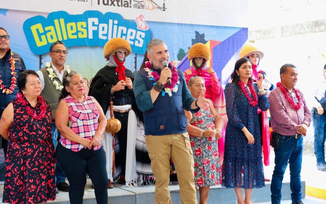 Tuxtla Gutiérrez inaugura pavimentación en la colonia Las Granjas