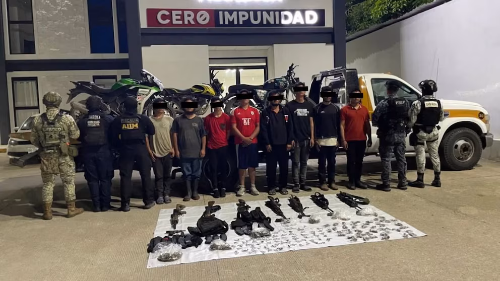 Detienen 22 personas en operativos realizados en distintos municipios de Chiapas