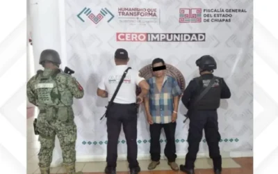 Detienen a presunto responsable de homicidio calificado en Benemérito